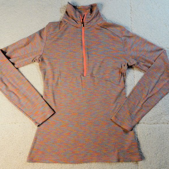 Columbia Multi Color Qtr Zip Performance Shirt Sm - Picture 1 of 5